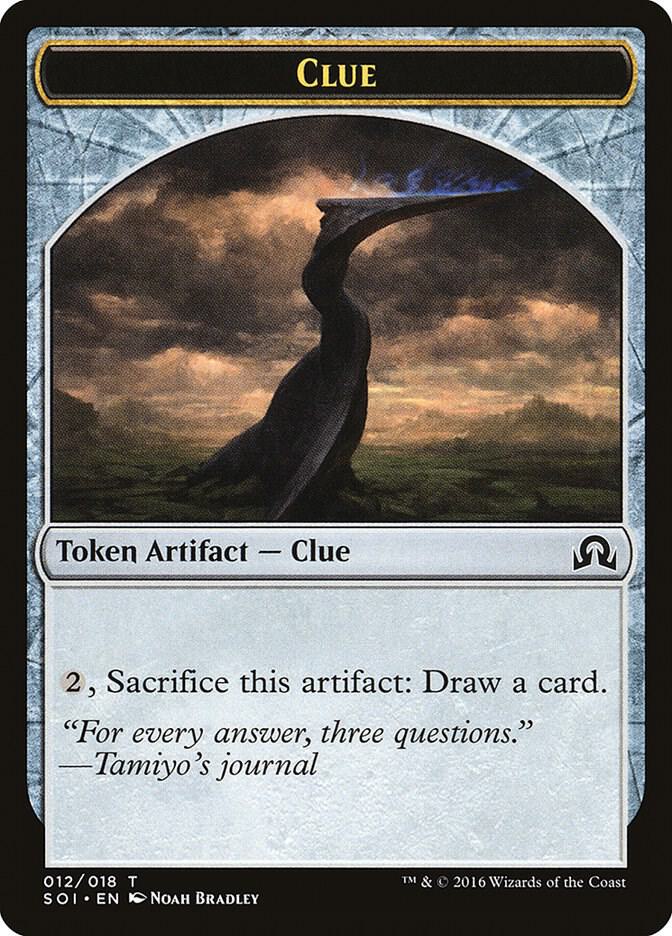 Clue Token (012) [Shadows over Innistrad] 12