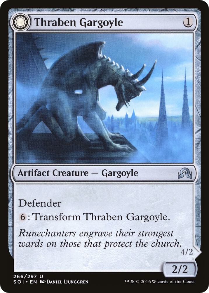 Thraben Gargoyle [Shadows over Innistrad] 266