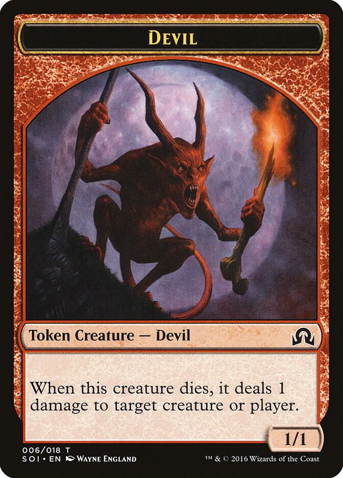 Devil Token [Shadows over Innistrad] 6