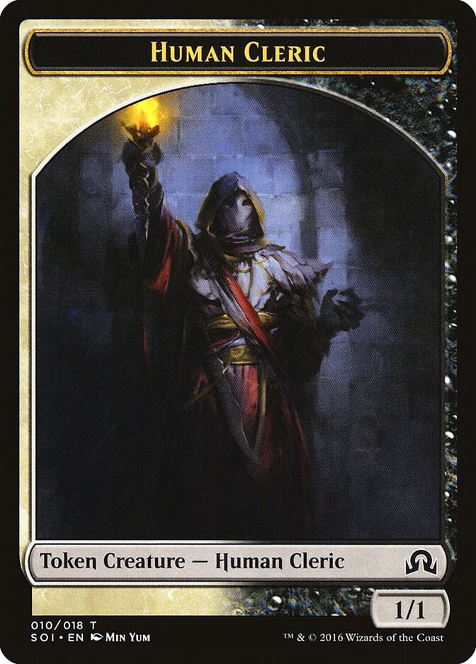 Human Cleric Token [Shadows over Innistrad] 10