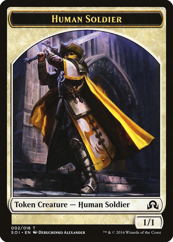 Human Soldier Token [Shadows over Innistrad] 2