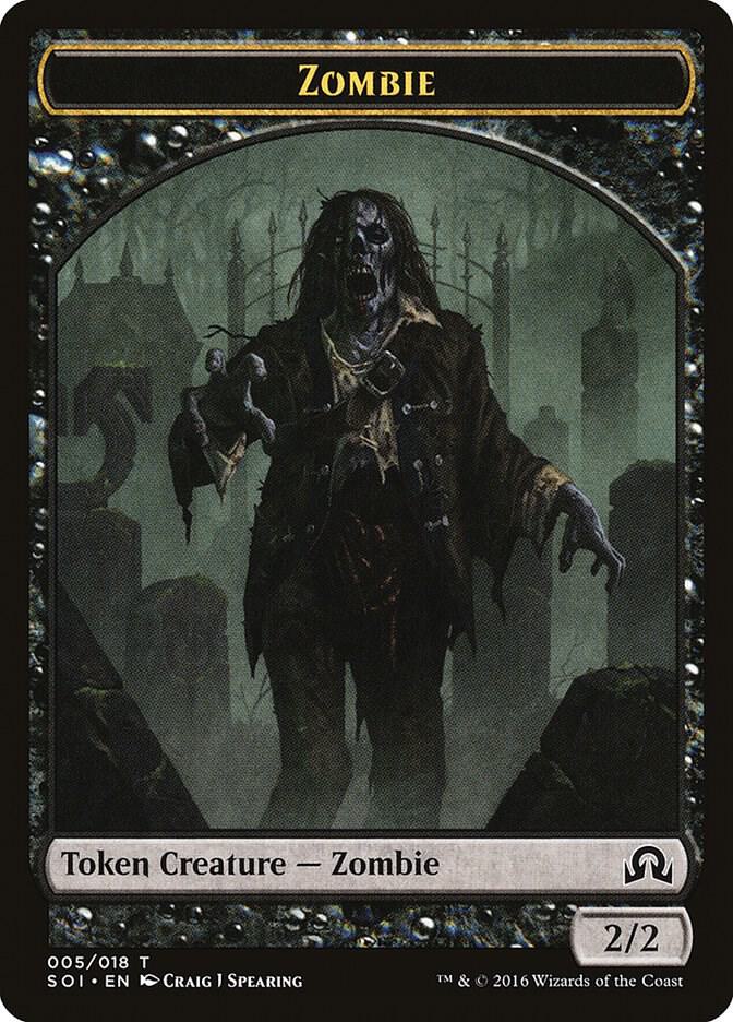 Zombie Token [Shadows over Innistrad] 5