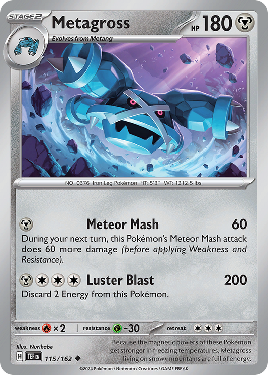 Metagross - 115/162 Temporal Forces