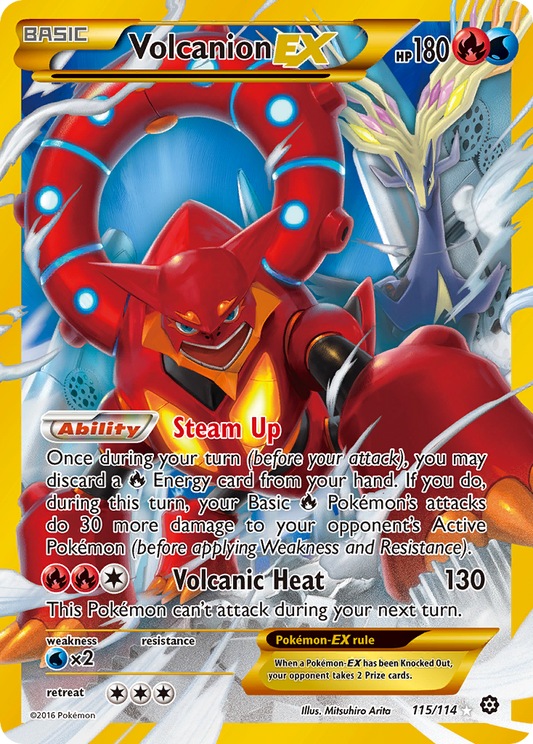 Volcanion-EX - 115/114 Steam Siege