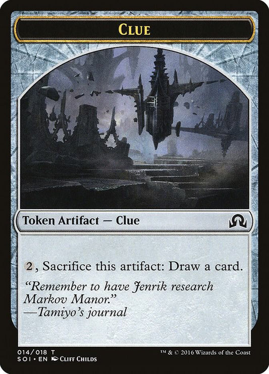 Clue Token (014) [Shadows over Innistrad] 14