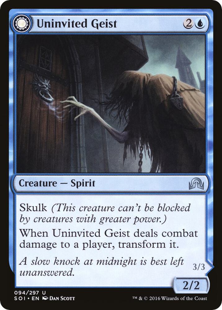 Uninvited Geist [Shadows over Innistrad] 94