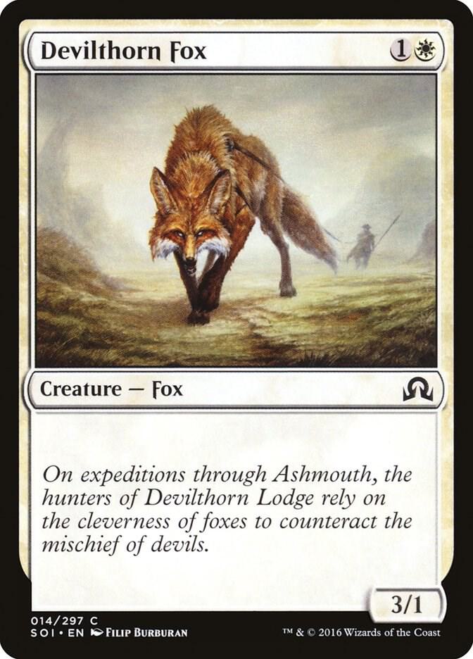 Devilthorn Fox [Shadows over Innistrad] 14