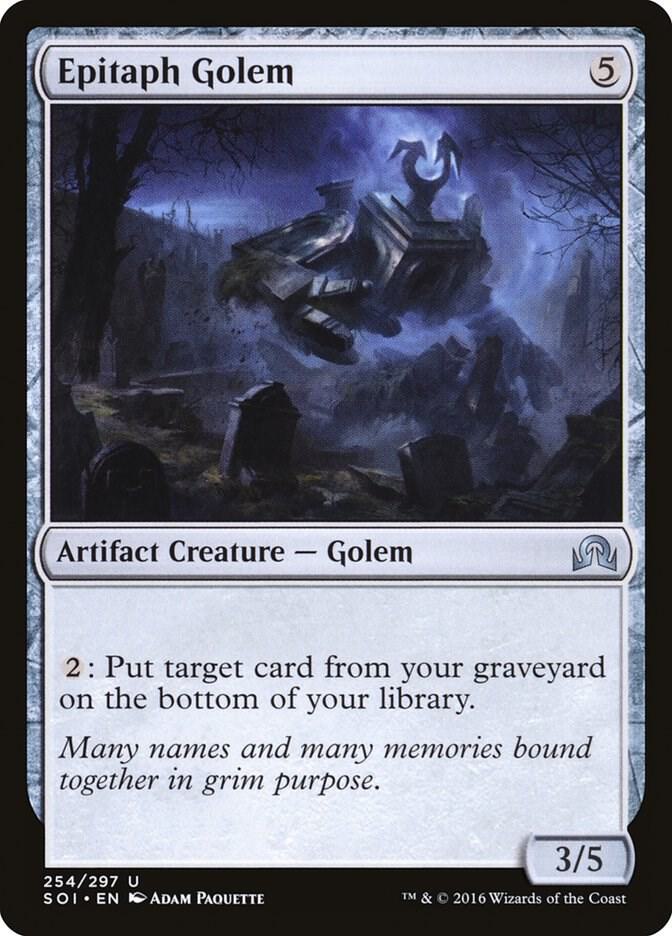 Epitaph Golem [Shadows over Innistrad] 254