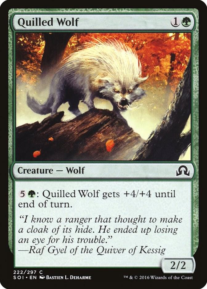 Quilled Wolf [Shadows over Innistrad] 222