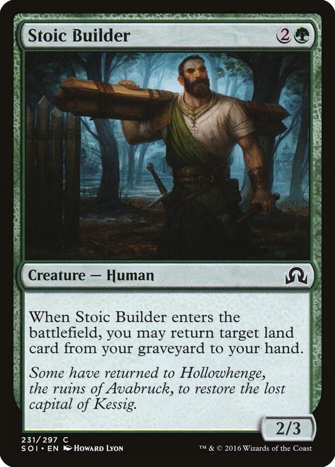 Stoic Builder [Shadows over Innistrad] 231