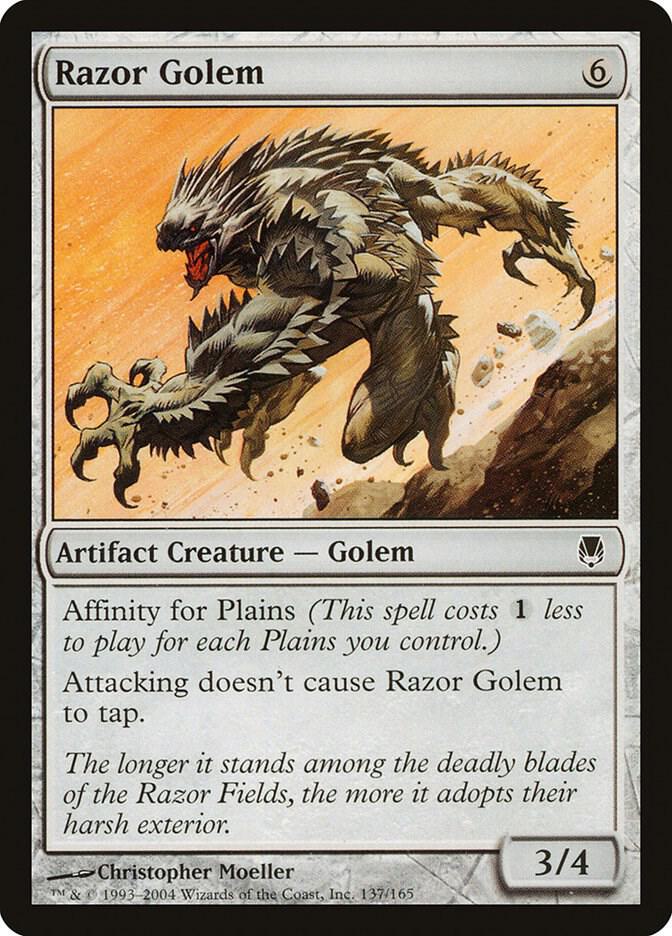 Razor Golem [Darksteel] 137