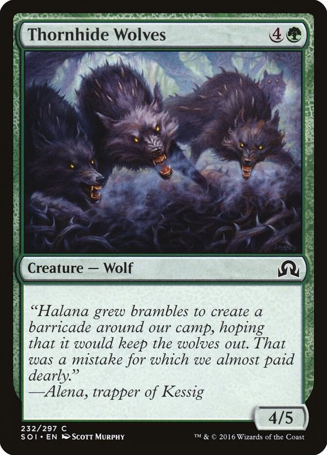 Thornhide Wolves [Shadows over Innistrad] 232