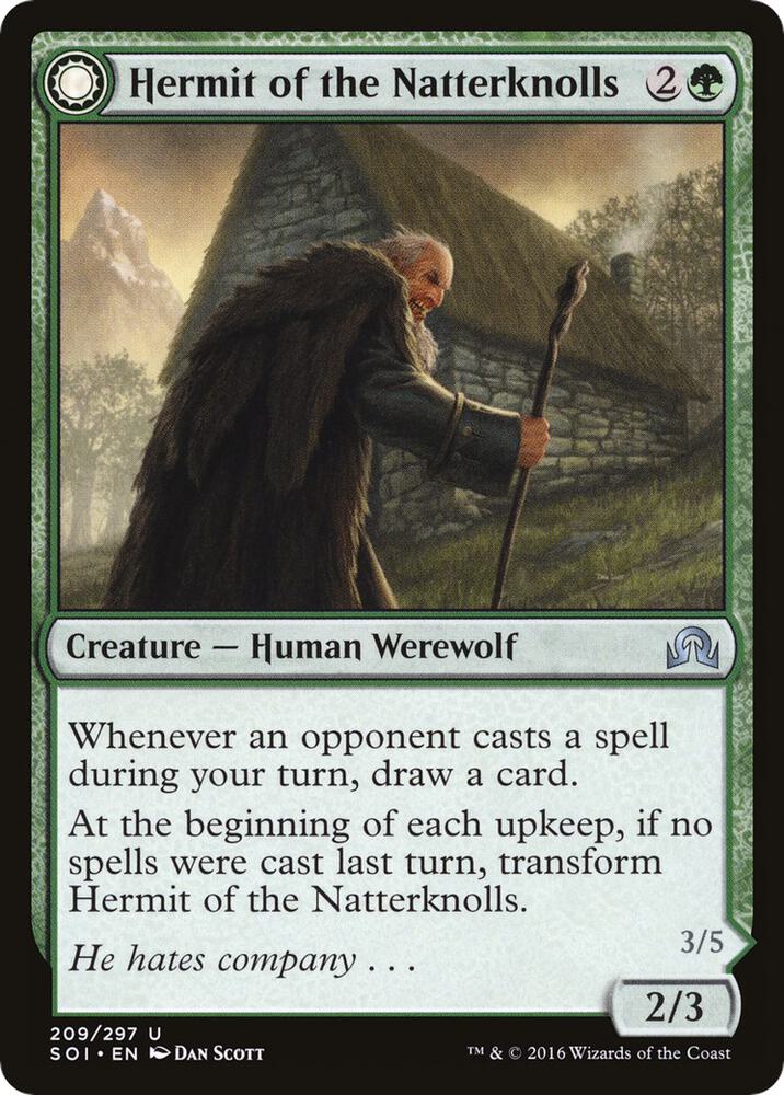 Hermit of the Natterknolls [Shadows over Innistrad] 209