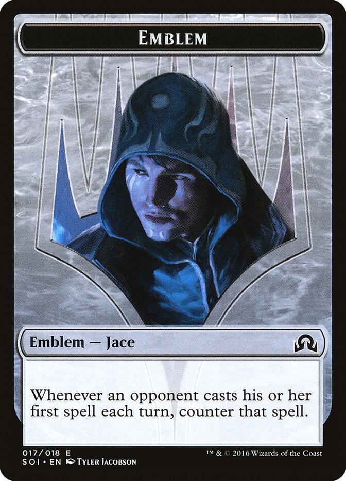 Emblem - Jace, Unraveler of Secrets [Shadows over Innistrad] 17