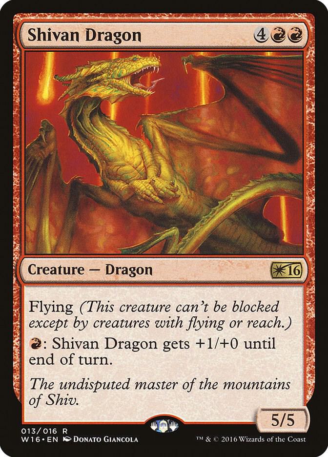 Shivan Dragon [Welcome Deck 2016] 13