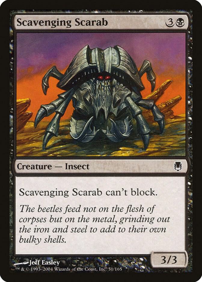 Scavenging Scarab [Darksteel] 51