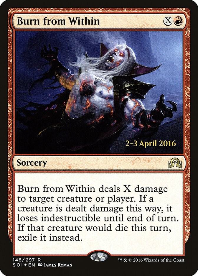 Burn from Within [Prerelease Cards] 148