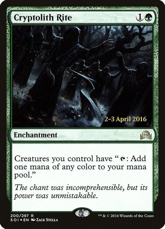 Cryptolith Rite [Prerelease Cards] 200