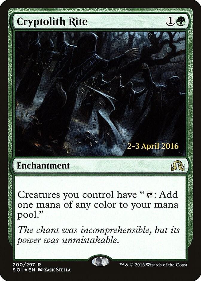 Cryptolith Rite [Prerelease Cards] 200