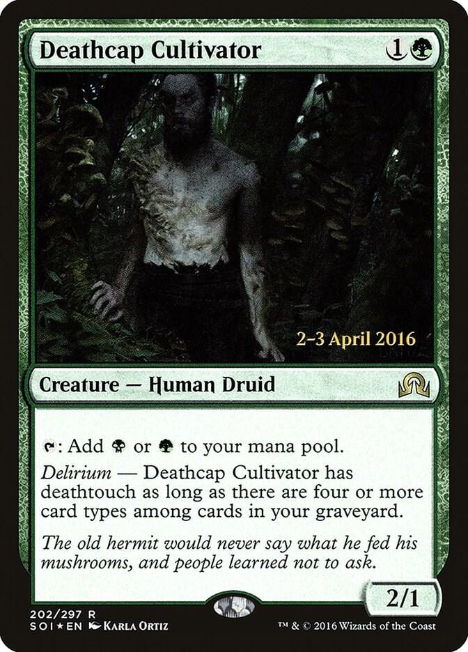 Deathcap Cultivator [Prerelease Cards] 202