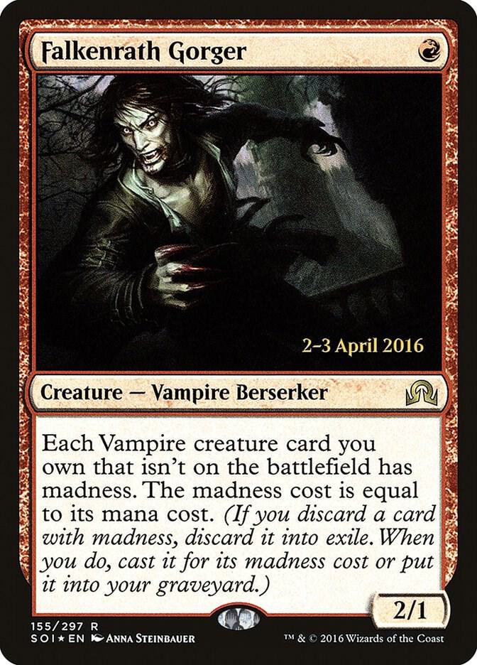 Falkenrath Gorger [Prerelease Cards] 155