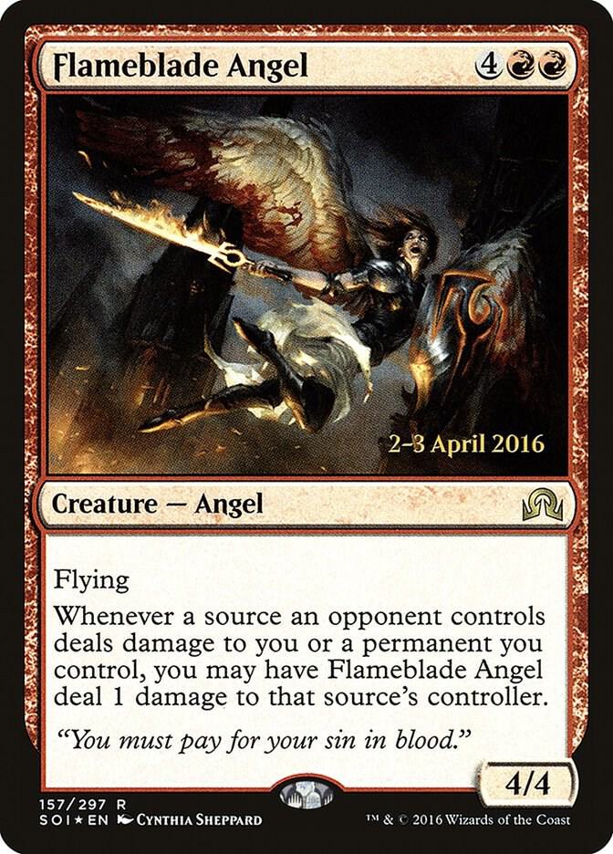 Flameblade Angel [Prerelease Cards] 157