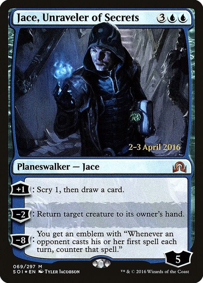 Jace, Unraveler of Secrets [Prerelease Cards] 69