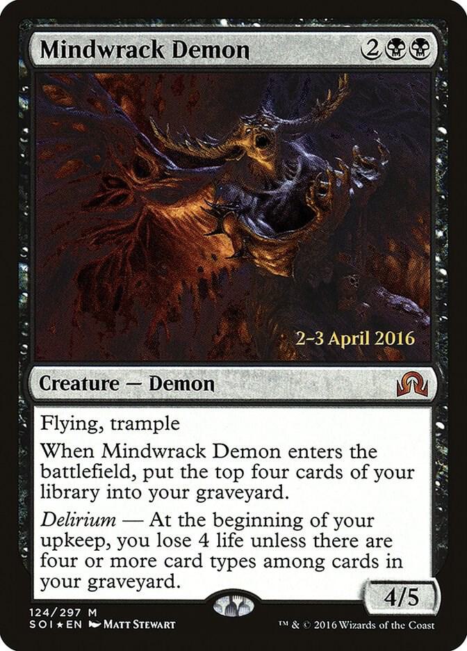 Mindwrack Demon [Prerelease Cards] 124