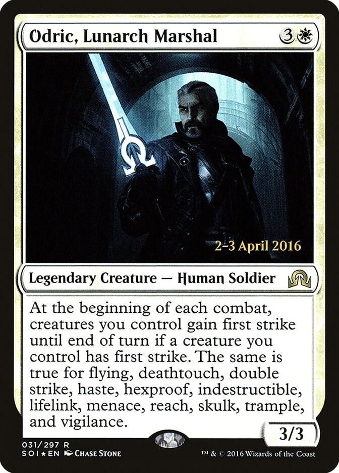 Odric, Lunarch Marshal [Prerelease Cards] 31