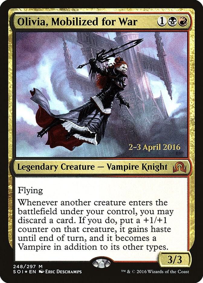 Olivia, Mobilized for War [Prerelease Cards] 248
