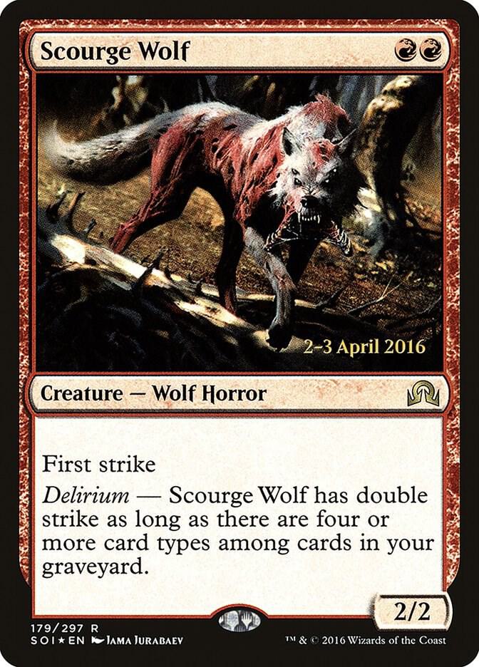 Scourge Wolf [Prerelease Cards] 179