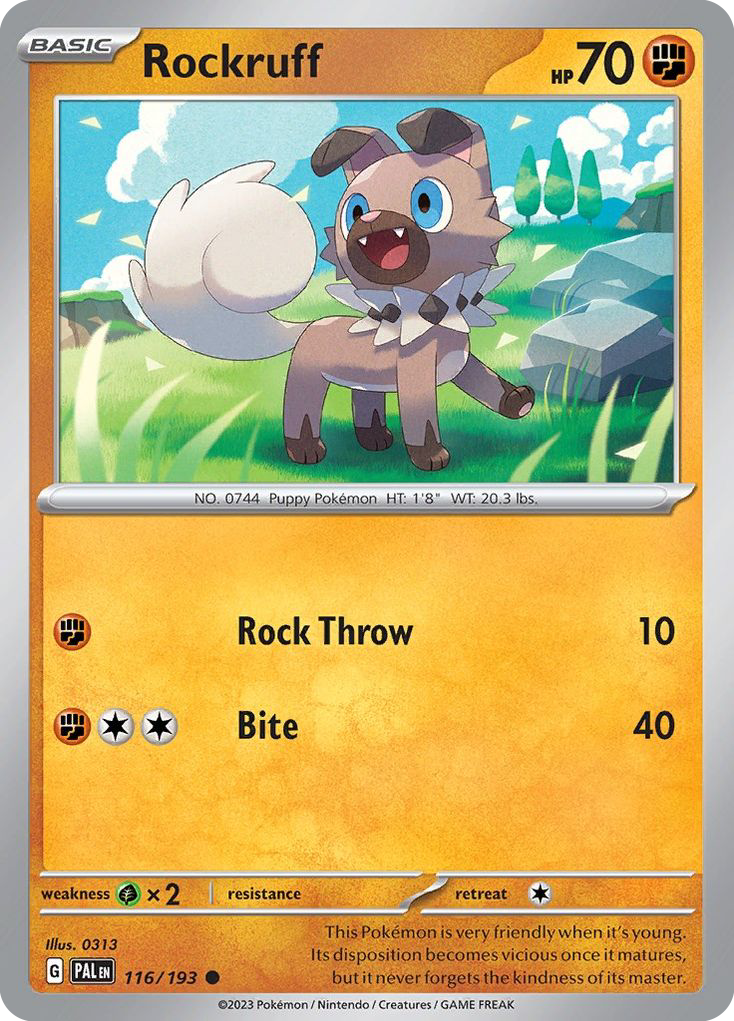 Rockruff - 116/193 Paldea Evolved