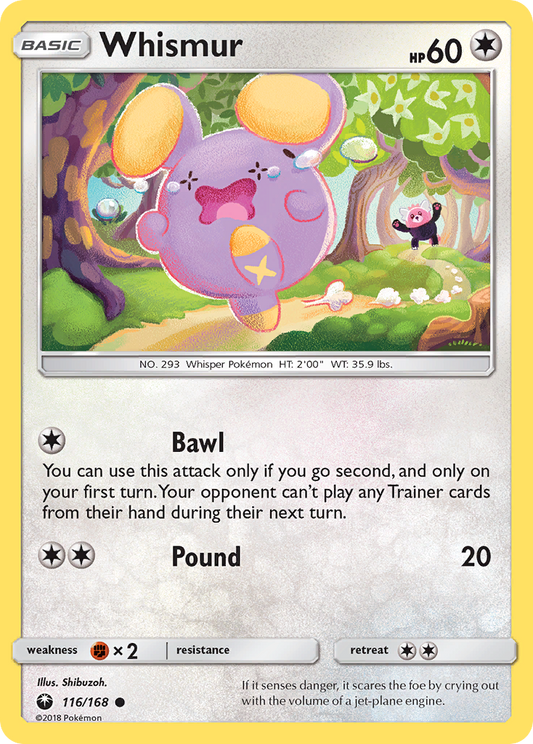 Whismur - 116/168 Celestial Storm