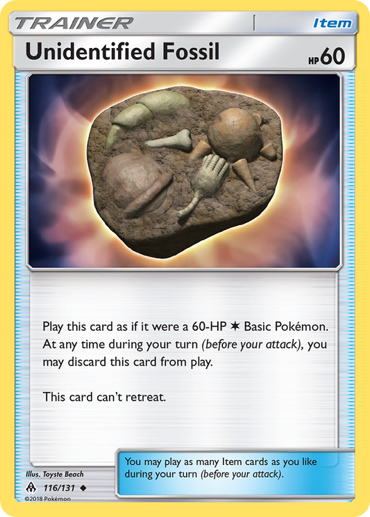 Unidentified Fossil - 116/131 Forbidden Light