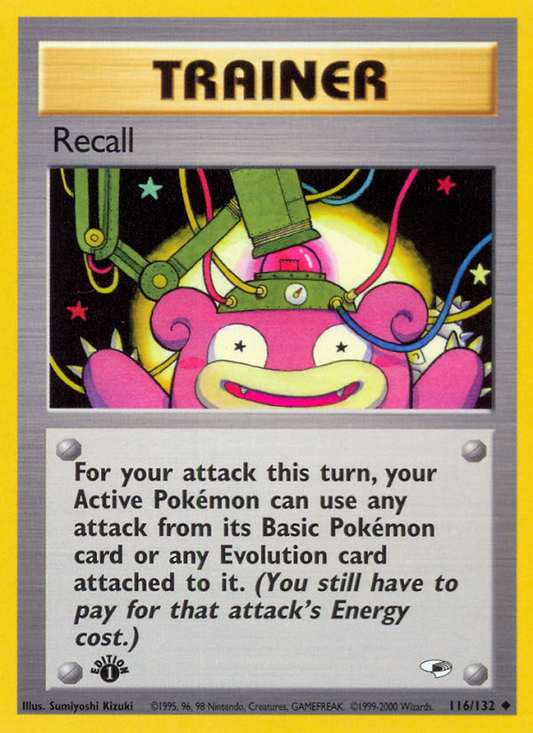 Recall - 116/132 Gym Heroes