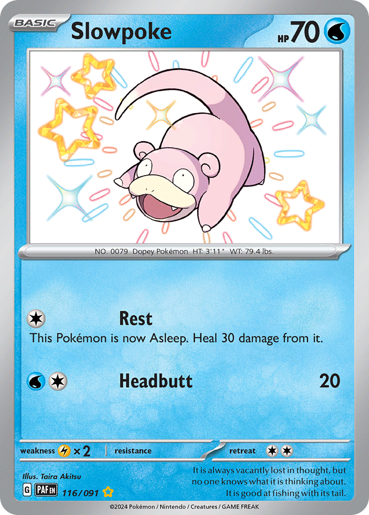 Slowpoke - 116/91 Paldean Fates