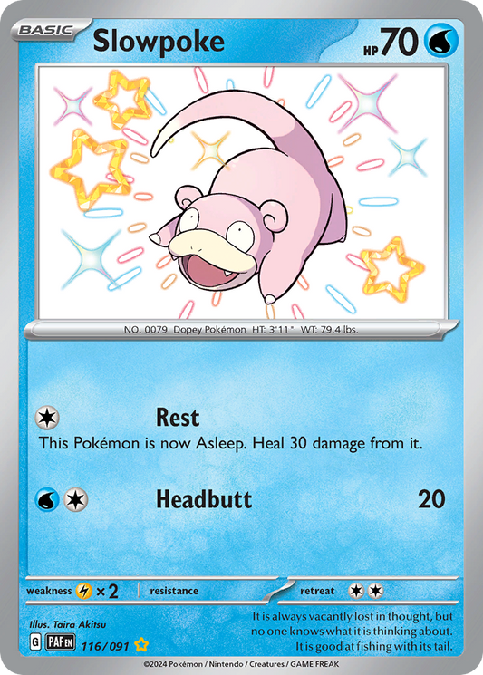 Slowpoke - 116/91 Paldean Fates