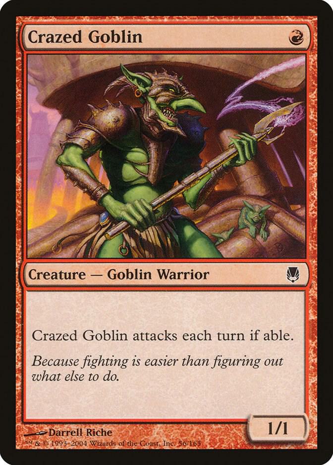 Crazed Goblin [Darksteel] 56
