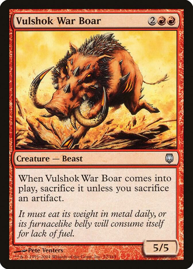 Vulshok War Boar [Darksteel] 72