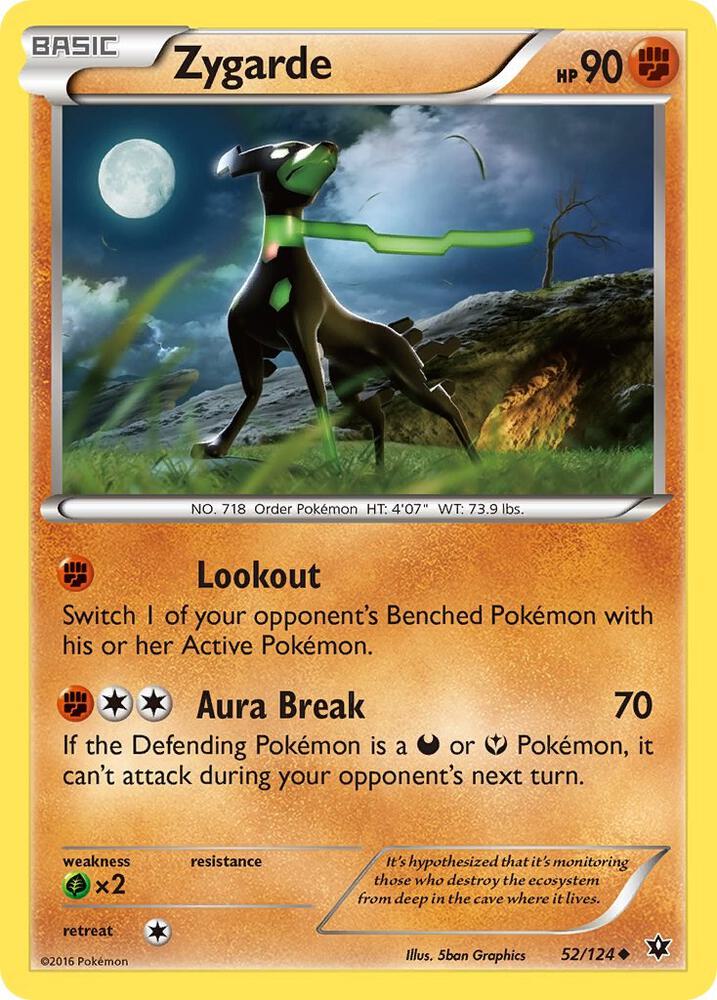 Zygarde (52) [XY - Fates Collide] 52/124