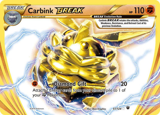 Carbink BREAK [XY - Fates Collide] 51/124