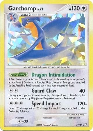 Garchomp - 5/147 (Cracked Ice Holo) [Deck Exclusives] 005/147