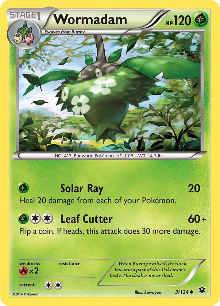 Wormadam (3) [XY - Fates Collide] 3/124