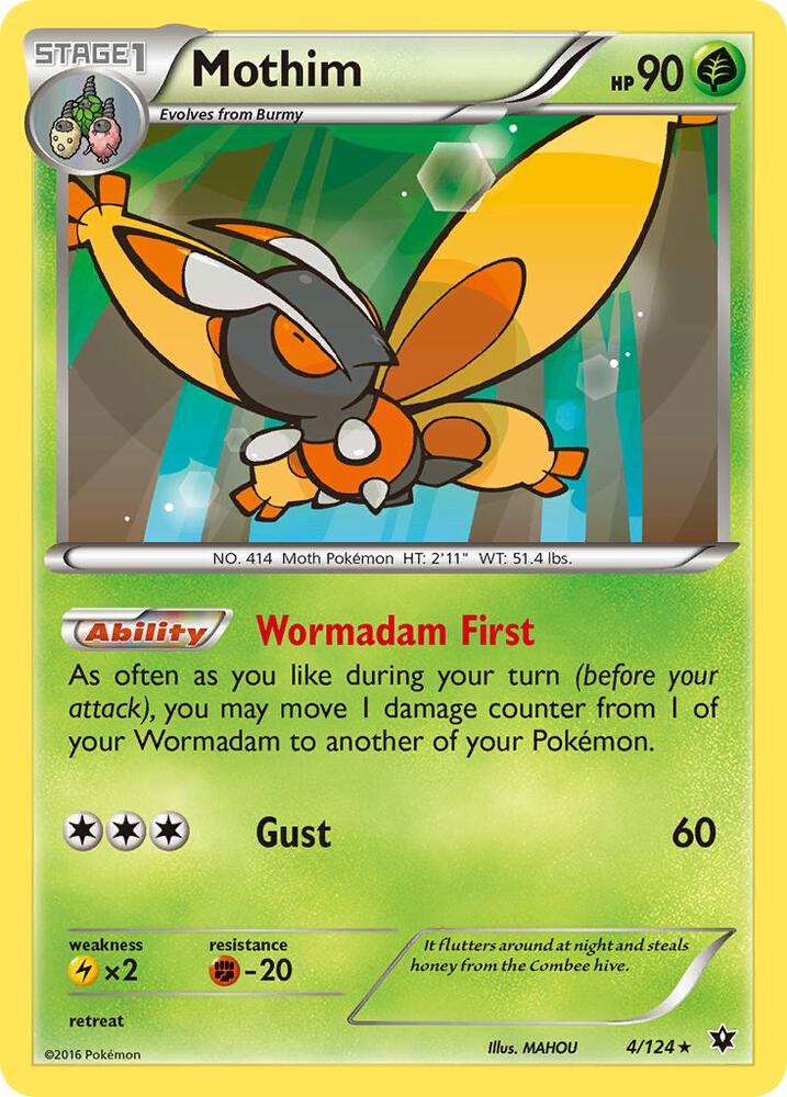 Mothim [XY - Fates Collide] 4/124