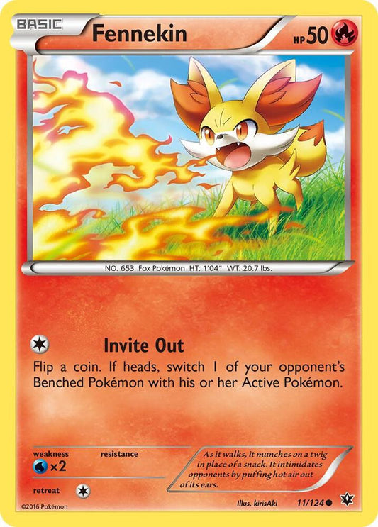 Fennekin (11) [XY - Fates Collide] 11/124