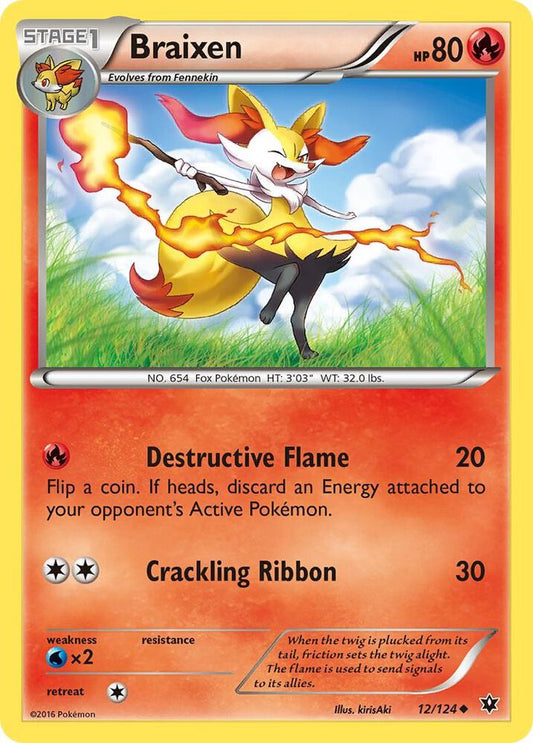 Braixen [XY - Fates Collide] 12/124