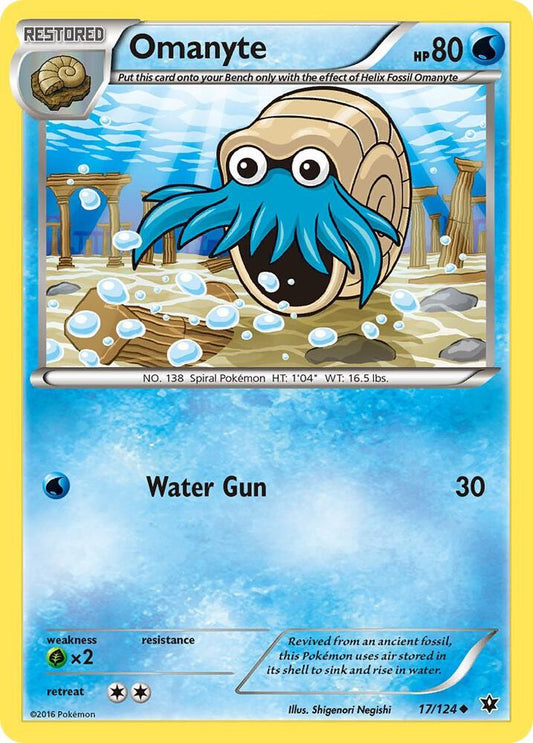Omanyte [XY - Fates Collide] 17/124