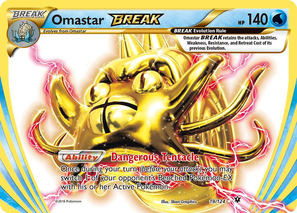 Omastar BREAK [XY - Fates Collide] 19/124