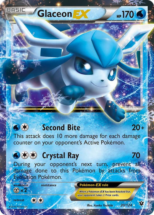 Glaceon EX [XY - Fates Collide] 20/124