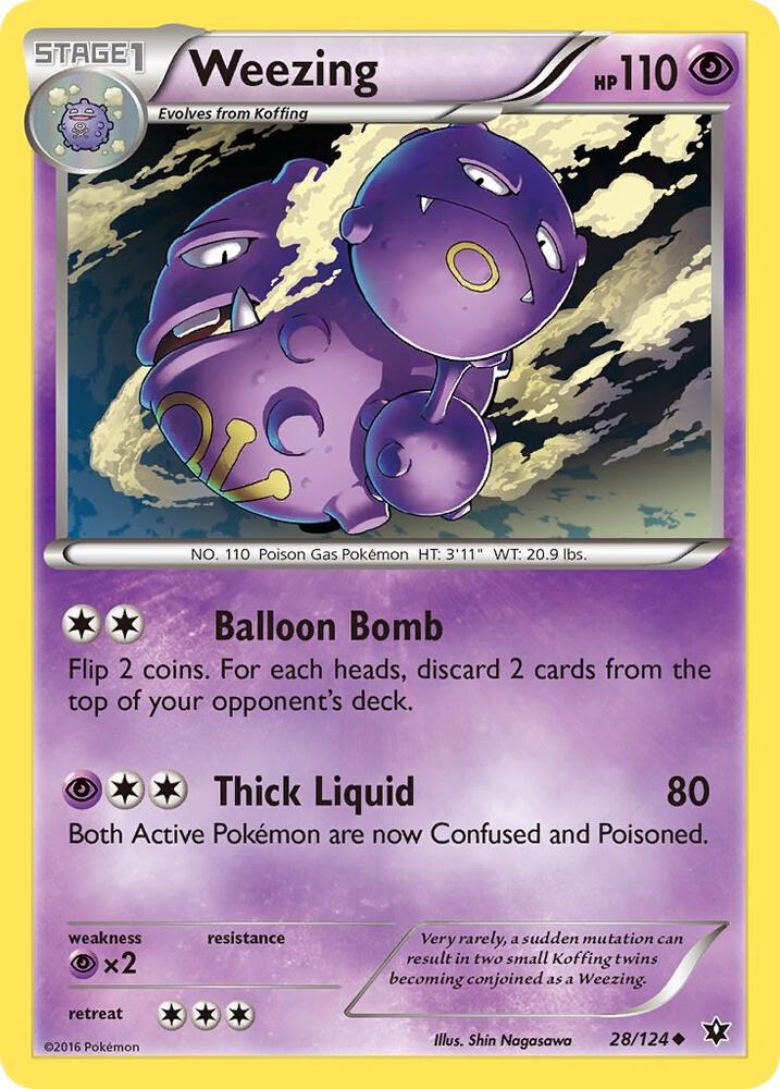 Weezing [XY - Fates Collide] 28/124